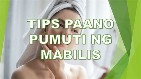 PAANO PUMUTI ANG MUKHA AT BALAT NG .